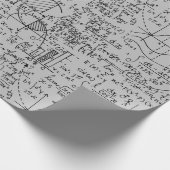 wiskundige scriptbestanden cadeaupapier (Hoek)