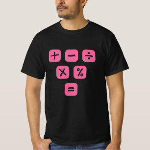 Wiskundige symbolen wiskundige tekens Wiskunde T-shirt
