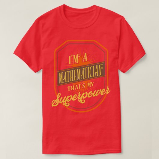 wiskundige t-shirt (Design voorkant)