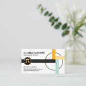 Wiskundige Tangent Shapes Engineering Visitekaartje (Staand voorkant)