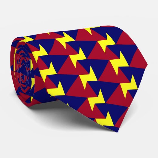 Wiskundige tessellatie stropdas (Opgerold)