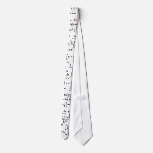 Wiskundige vergelijking stropdas (Achterkant)