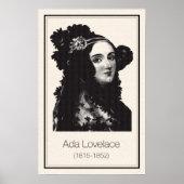wiskundigen - Ada Lovelace Poster (Voorkant)