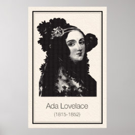 wiskundigen - Ada Lovelace Poster