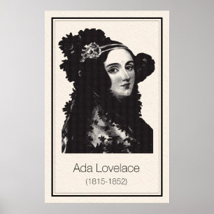 wiskundigen - Ada Lovelace Poster