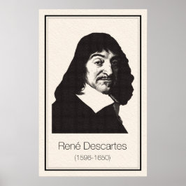 Wiskundigen - Descartes Poster