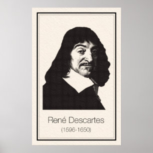 Wiskundigen - Descartes Poster