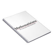 Wiskundigen: Het plezier in functie Notitieboek (Rechterzijde)