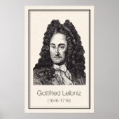 Wiskundigen - Leibniz Poster (Voorkant)