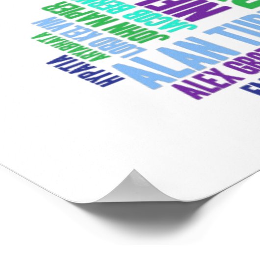 Wiskundigen poster (Hoek)