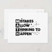 wiskundigen | Studenten Wiskunde wiskunde Briefkaart (Voorkant / Achterkant)