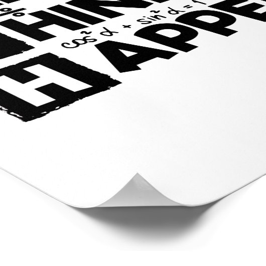 wiskundigen | Studenten Wiskunde wiskunde Poster (Hoek)