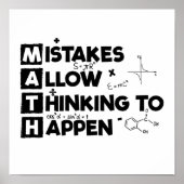 wiskundigen | Studenten Wiskunde wiskunde Poster (Voorkant)