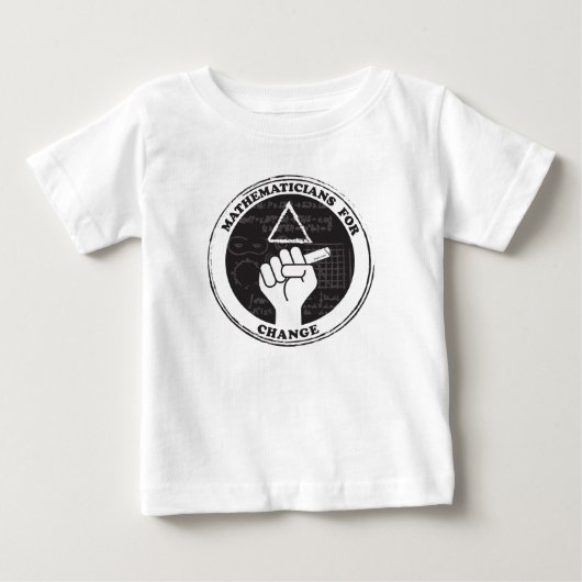 Wiskundigen voor Change T-shirt - Baby (Voorkant)