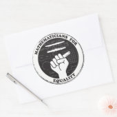 Wiskundigen voor Gelijke stickers (Envelop)