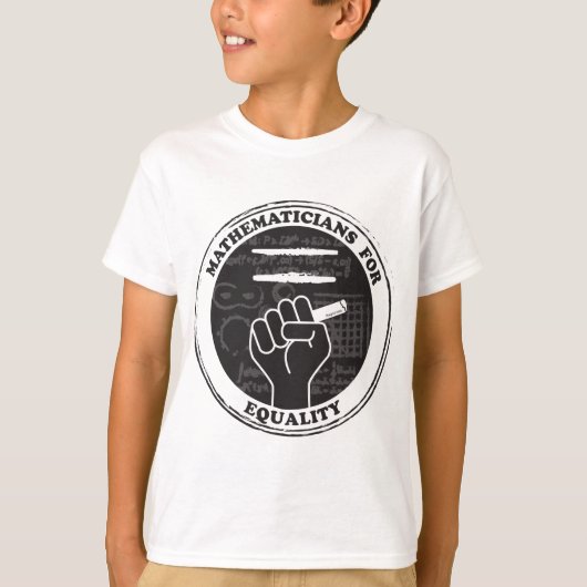Wiskundigen voor Gelijkheid T-Shirt (Voorkant)