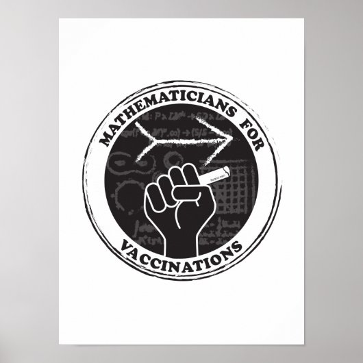Wiskundigen voor het Poster Vaccinaties (Voorkant)