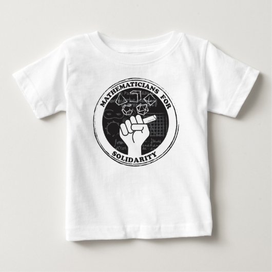 Wiskundigen voor het T-shirt Solidariteit - Baby (Voorkant)