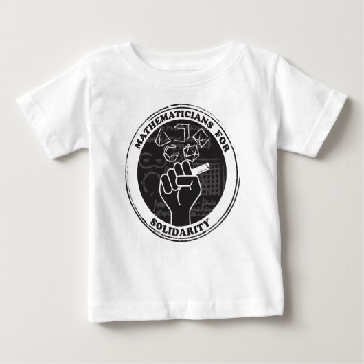 Wiskundigen voor het T-shirt Solidariteit - Baby (Voorkant)