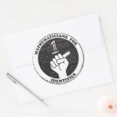 Wiskundigen voor Identiteiten stickers (Envelop)
