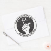 Wiskundigen voor representatie stickers (Envelop)