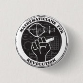 Wiskundigen voor Revolutie Button (Voorkant)