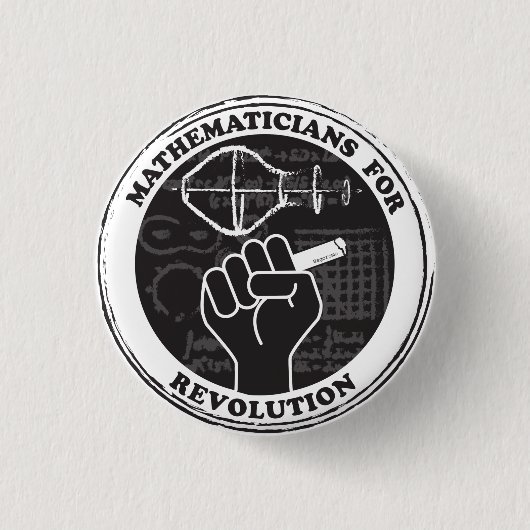 Wiskundigen voor Revolutie Button (Voorkant)