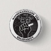 Wiskundigen voor Solidariteit Button (Voorkant)