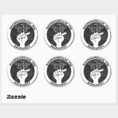 Wiskundigen voor Solidariteitskiezers Ronde Sticker (Vel)