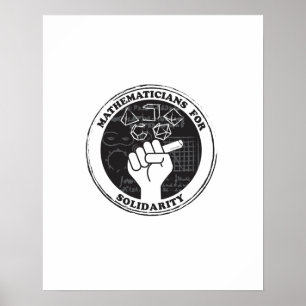 Wiskundigen voor Solidaritietposter Poster