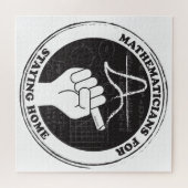 Wiskundigen voor Stationaire Stadspuzzel Legpuzzel (Horizontaal)