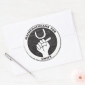 Wiskundigen voor Unity stickers (Envelop)