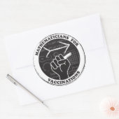 Wiskundigen voor vaccinaties Stickers (Envelop)