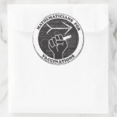 Wiskundigen voor vaccinaties Stickers (Tas)