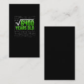 Wiskundigenplein Wortel 80 jaar oude Wiskunde lera Visitekaartje (Voorkant / Achterkant)