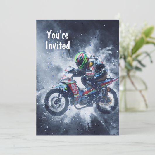 Wiskundigheid van motorfietsen kaart (Staand voorkant)