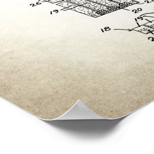 WISKY OUD APPARATUS PATENT POSTER (Hoek)