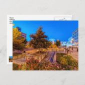 Wislicht op het centrale plein van het park, leeg  briefkaart (Voorkant / Achterkant)