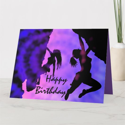 Wislichtklimmers Birthday-kaart Kaart (Voorkant)