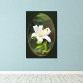 Wislichtwitte lib canvas afdruk (Insitu (Houten vloer))