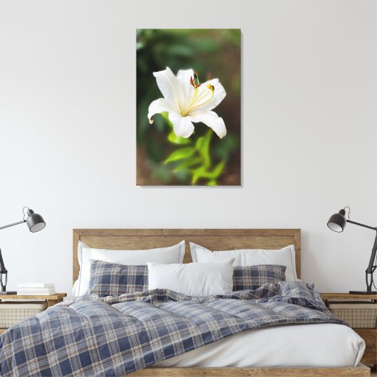 Wislichtwitte lib canvas afdruk (Insitu (Slaapkamer))