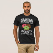 Wism alsof er donuts zijn bij de finse lijn. t-shirt (Voorkant volledig)
