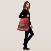wispelturig crossbody tas (Op model)