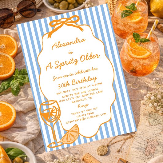 Wispelturig een Spritz Ouder Aperol Spritz Verjaar Kaart