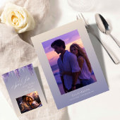 Wispelturige Gradiënt Paarse Bloemen 2 Foto Bruilo Save The Date