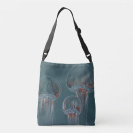 Wispelturige hoofdletters crossbody tas