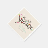 Wispelturige Lente Bloemen Chic Bruiloft Feest Servetten (Hoek)