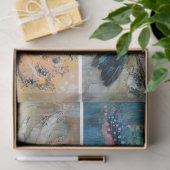 Wispelturige Vogels Collage Decoupage Tissuepapier (Geschenk)