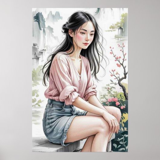 Wispers van de lente poster (Voorkant)