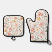 Wispige Bries Ovenwant & Pannenlap Set (Voorkant)